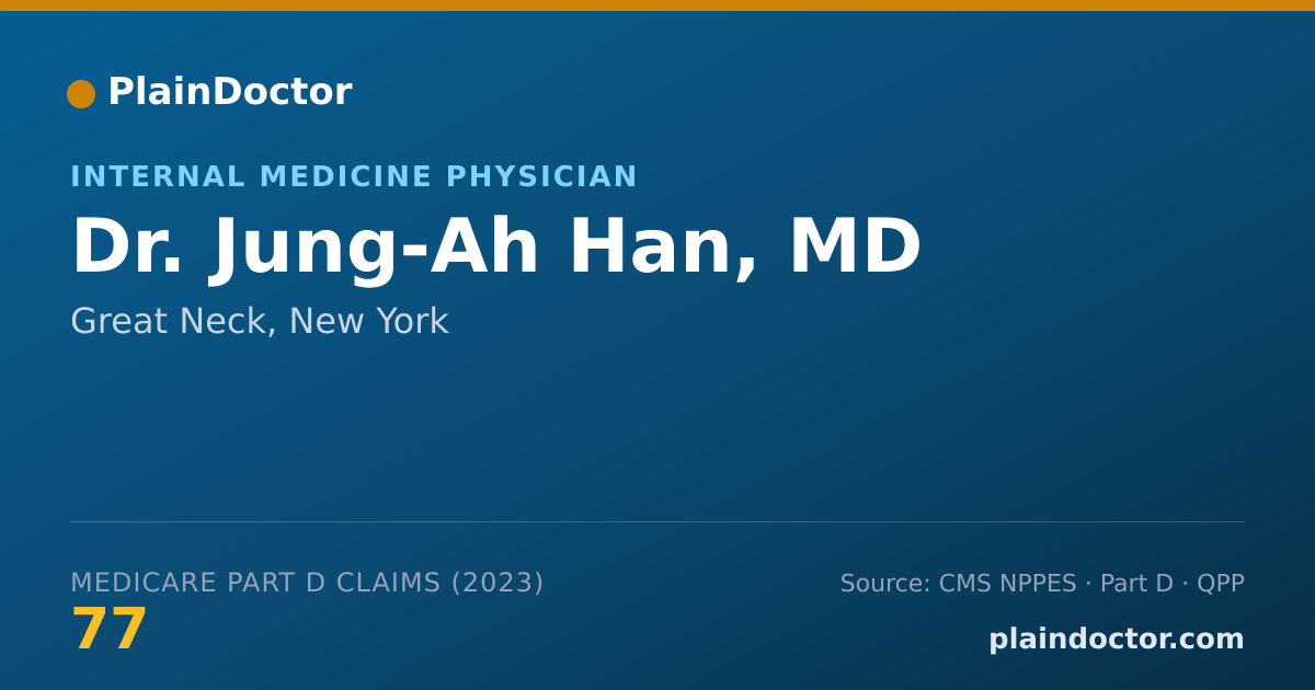 Shareable card for Jung-Ah Han, MD - Internal Medicine Physician, Great Neck, NY
