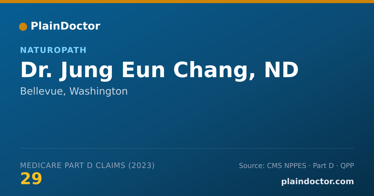 Shareable card for Jung Eun Chang, ND - Naturopath, Bellevue, WA