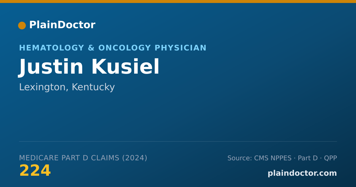 Shareable card for Justin Kusiel - Student in an Organized Health Care Education/Training Program, Charleston, SC