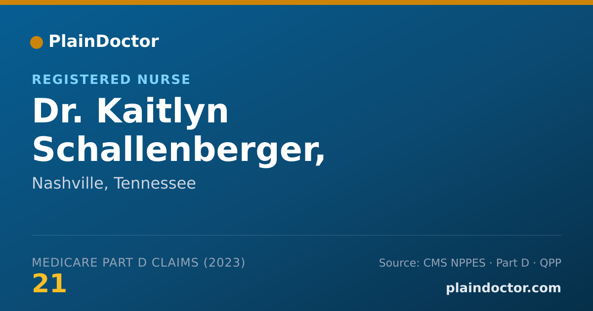 Shareable card for Kaitlyn Schallenberger, ACNP-BC - Registered Nurse, Nashville, TN