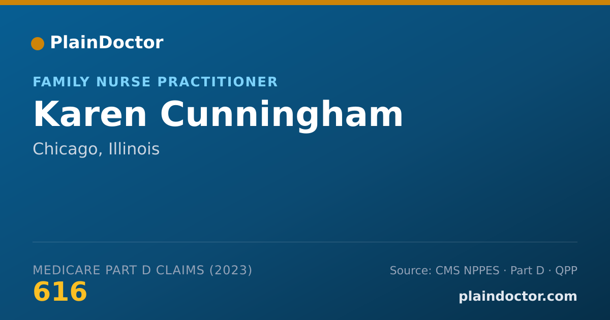 Shareable card for Karen Cunningham - Family Nurse Practitioner, Chicago, IL
