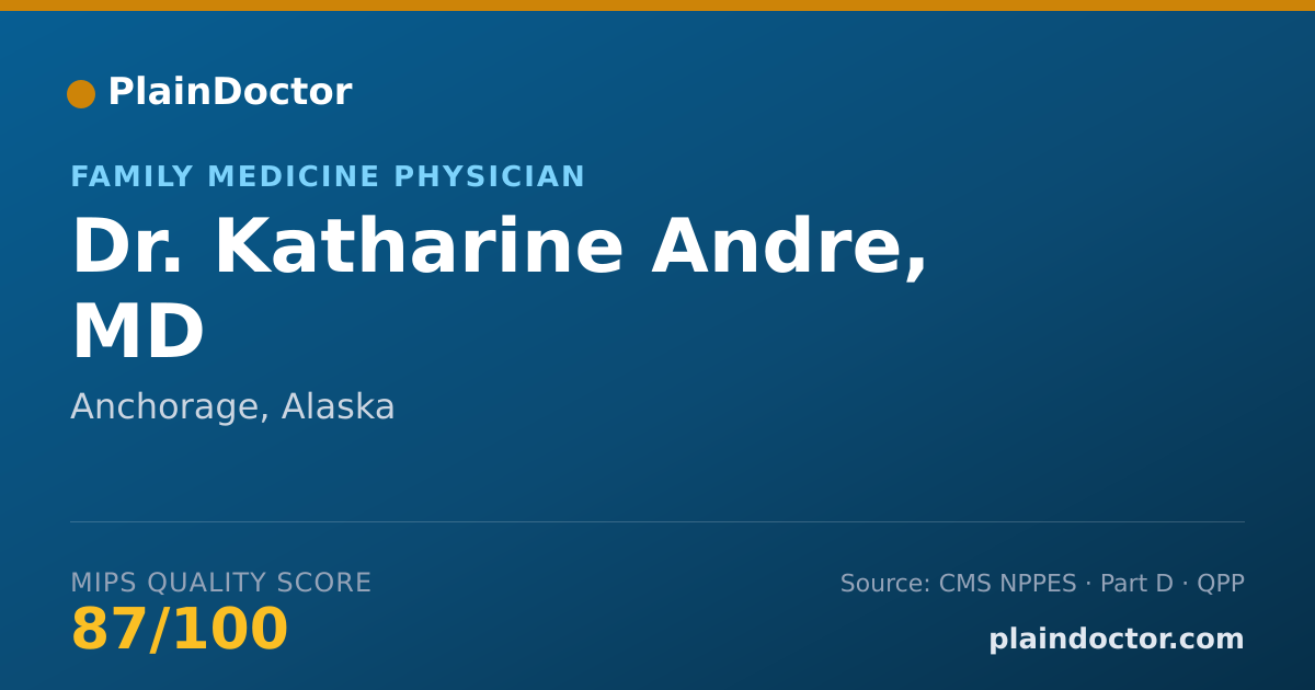 Shareable card for Katharine Andre, MD - Family Medicine Physician, Anchorage, AK