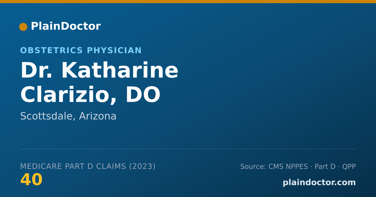 Shareable card for Katharine Clarizio, DO - Obstetrics Physician, Scottsdale, AZ