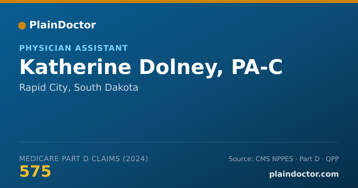 Shareable card for Katherine Dolney, PA-C - Physician Assistant, Rapid City, SD