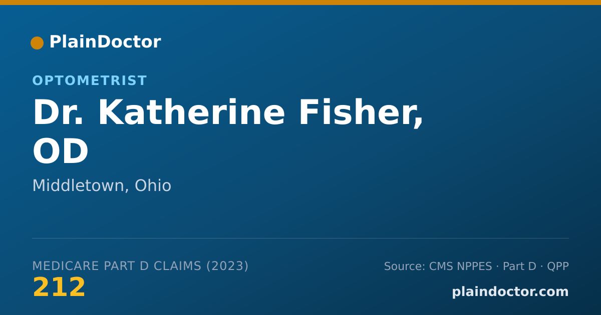Shareable card for Katherine Fisher, OD - Optometrist, Middletown, OH
