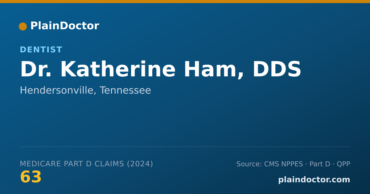Shareable card for Katherine Ham, DDS - Dentist, Hendersonville, TN