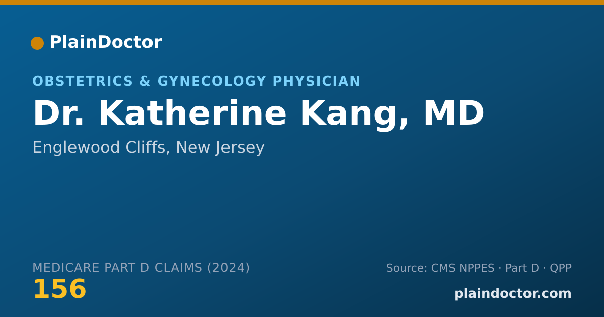 Shareable card for Katherine Kang, MD - Obstetrics & Gynecology Physician, Englewood Cliffs, NJ