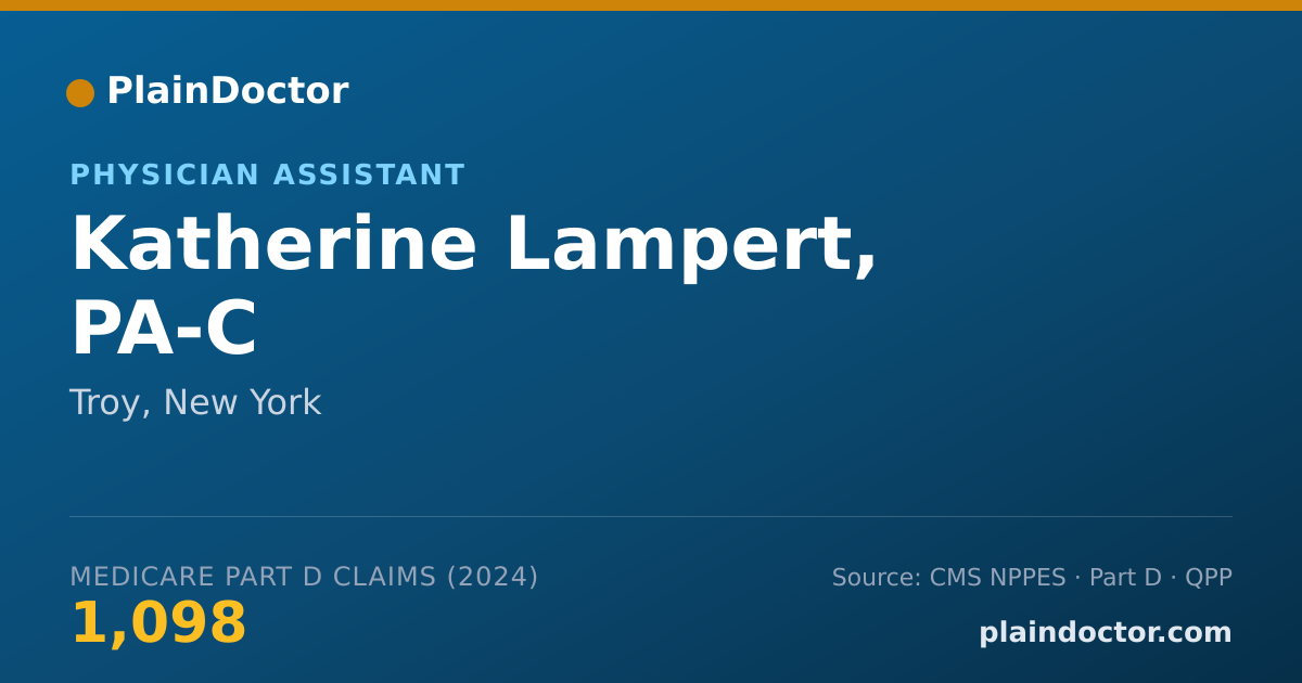 Shareable card for Katherine Lampert, PA-C - Physician Assistant, Troy, NY