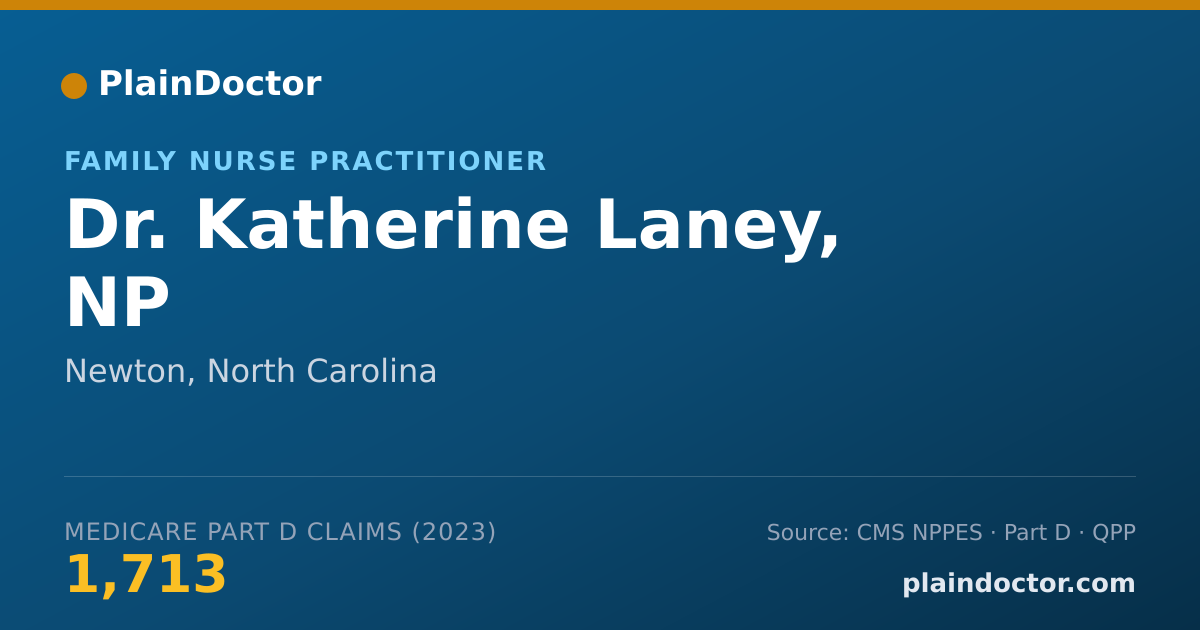 Shareable card for Katherine Laney, NP - Family Nurse Practitioner, Newton, NC
