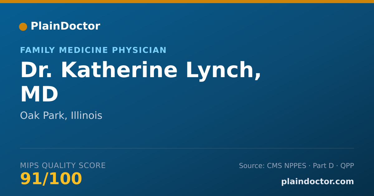 Shareable card for Katherine Lynch, MD - Family Medicine Physician, Oak Park, IL