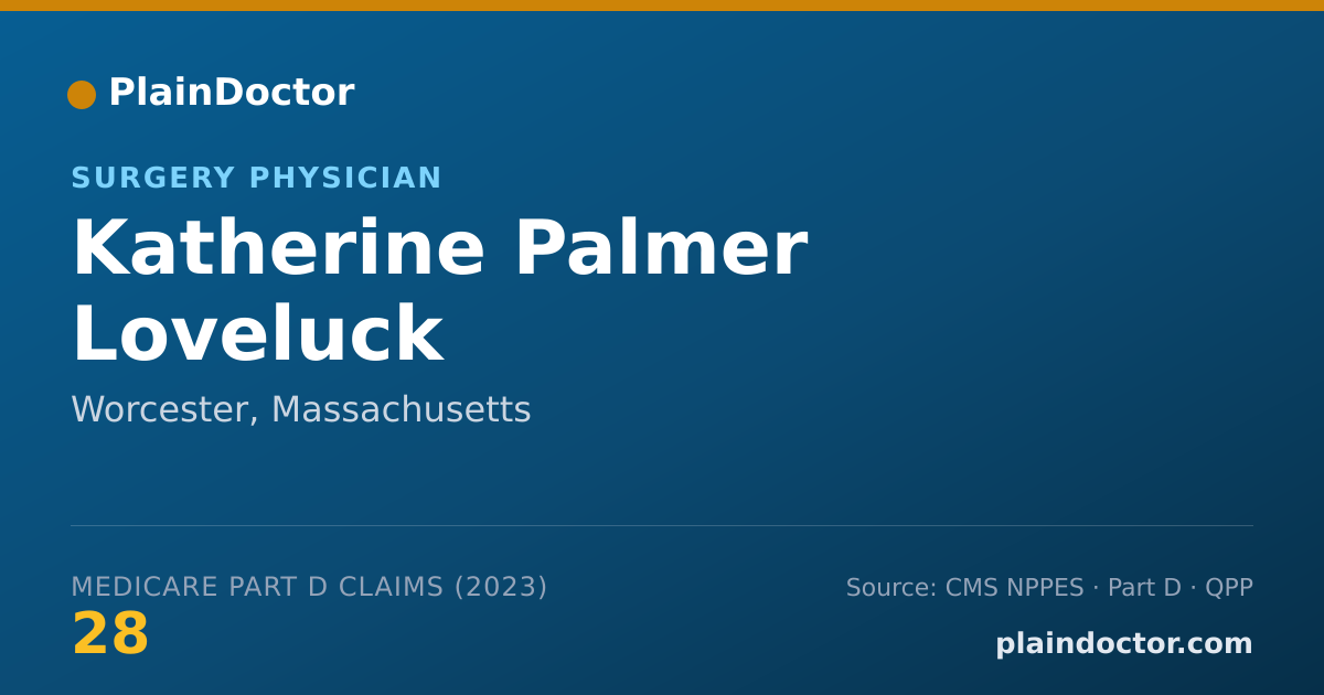 Shareable card for Katherine Palmer Loveluck - Surgery Physician, Worcester, MA