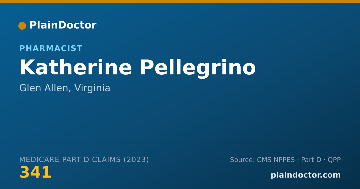Shareable card for Katherine Pellegrino - Pharmacist, Glen Allen, VA