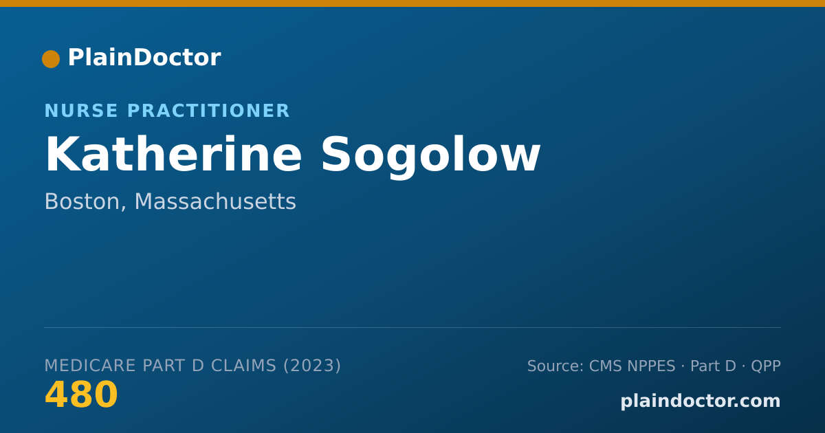 Shareable card for Katherine Sogolow - Nurse Practitioner, Boston, MA