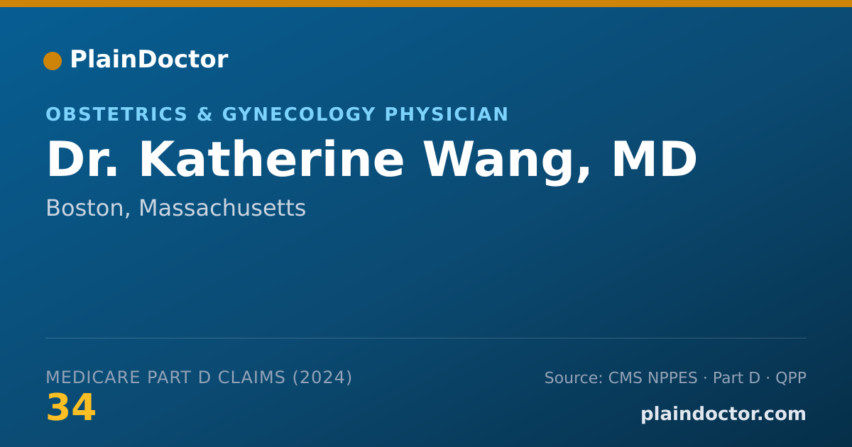 Shareable card for Katherine Wang, MD - Obstetrics & Gynecology Physician, Boston, MA