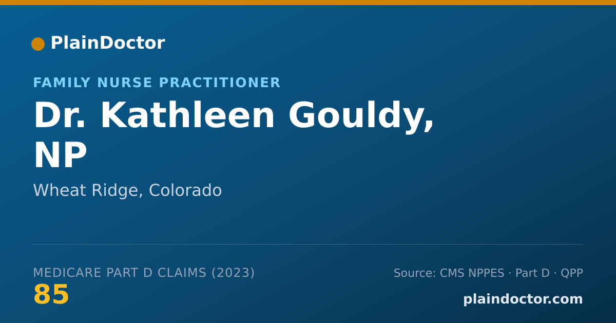 Shareable card for Kathleen Gouldy, NP - Family Nurse Practitioner, Wheat Ridge, CO