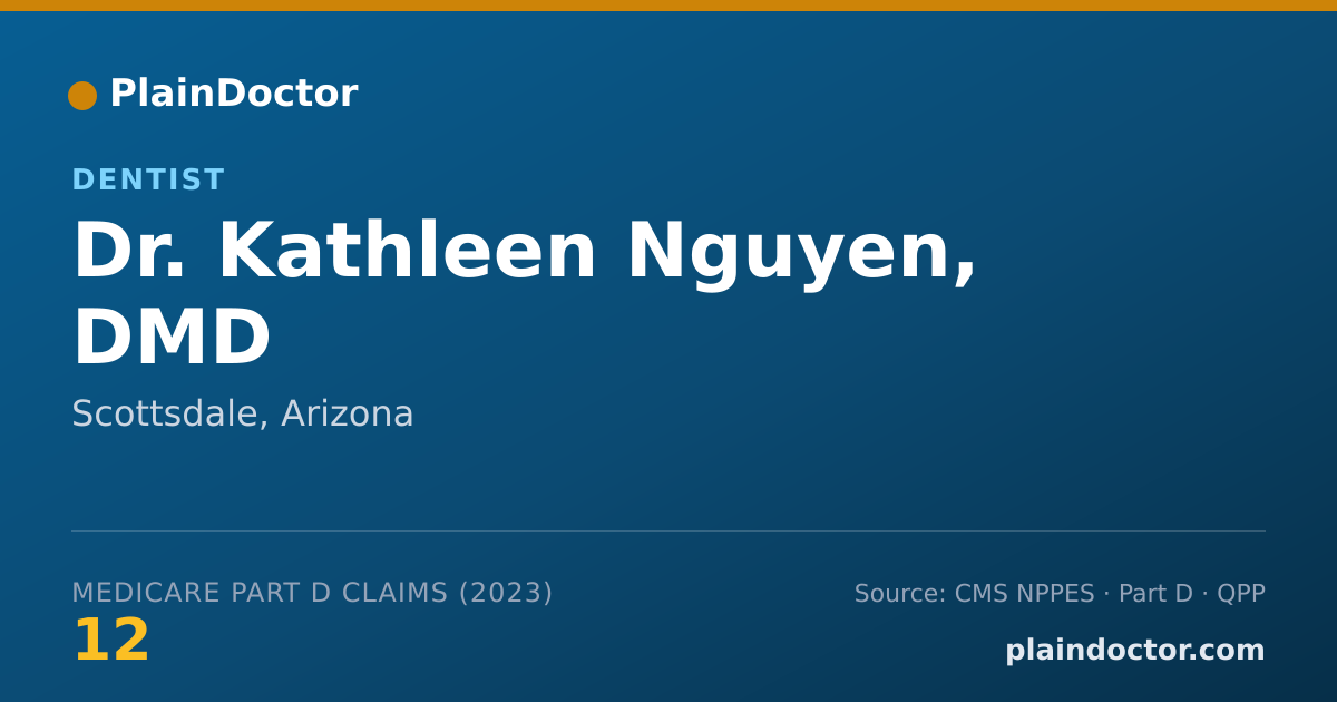 Shareable card for Kathleen Nguyen, DMD - Dentist, Scottsdale, AZ