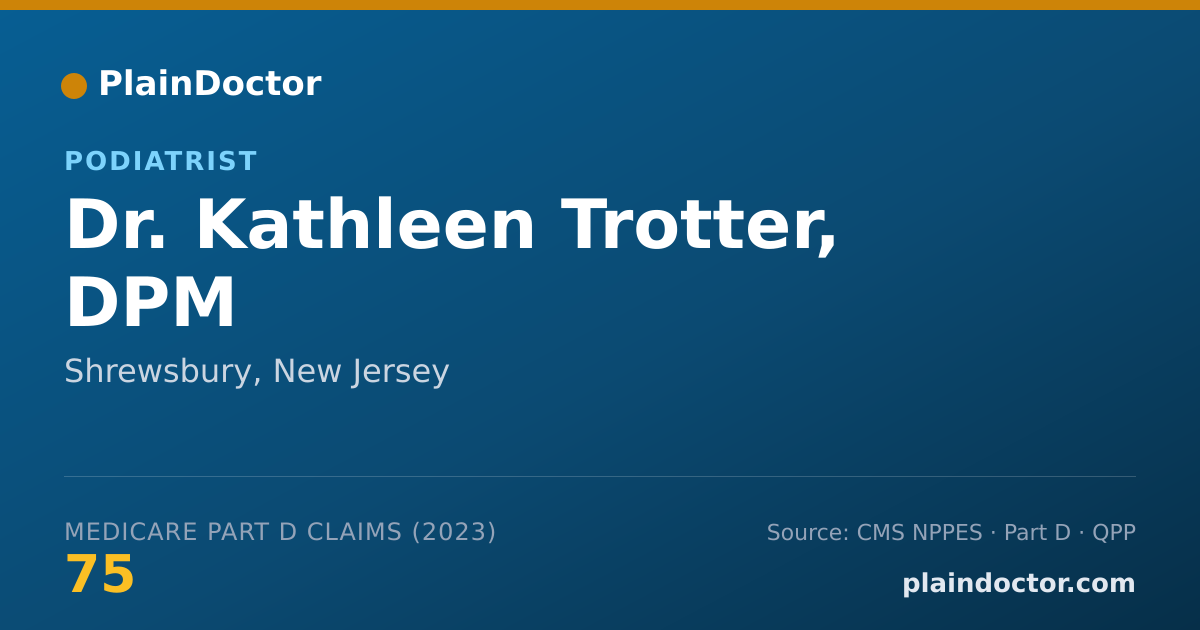 Shareable card for Kathleen Trotter, DPM - Podiatrist, Shrewsbury, NJ