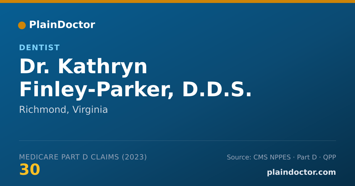 Shareable card for Kathryn Finley-Parker, D.D.S. - Dentist, Richmond, VA
