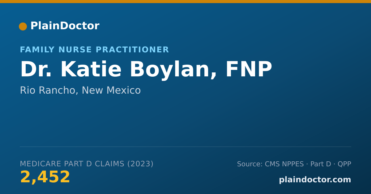 Shareable card for Katie Boylan, FNP - Family Nurse Practitioner, Rio Rancho, NM