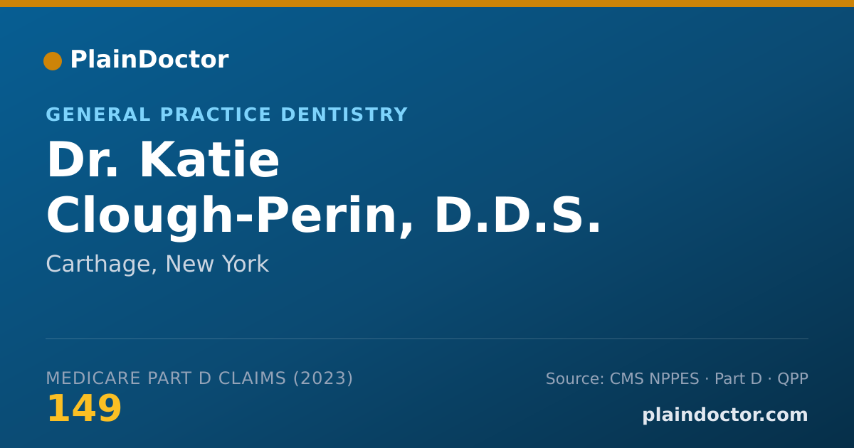Shareable card for Katie Clough-Perin, D.D.S. - General Practice Dentistry, Carthage, NY