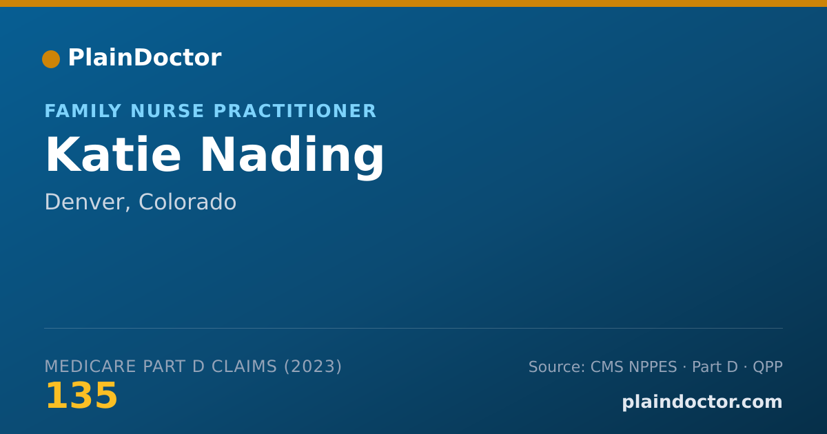 Shareable card for Katie Nading - Family Nurse Practitioner, Denver, CO