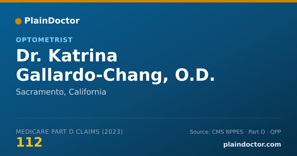 Shareable card for Katrina Gallardo-Chang, O.D. - Optometrist, Sacramento, CA