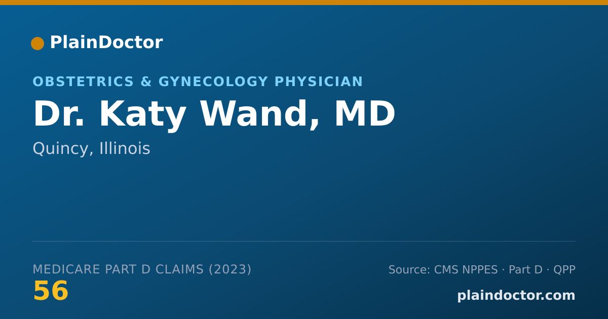 Shareable card for Katy Wand, MD - Obstetrics & Gynecology Physician, Quincy, IL