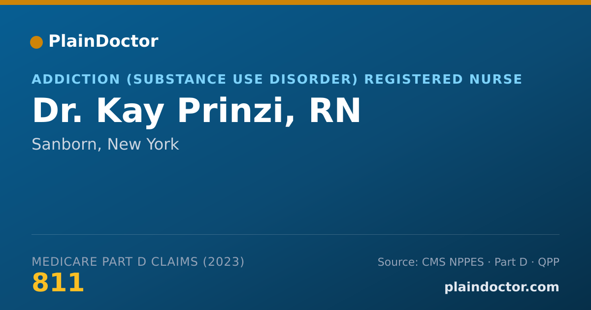 Shareable card for Kay Prinzi, RN - Addiction (Substance Use Disorder) Registered Nurse, Sanborn, NY