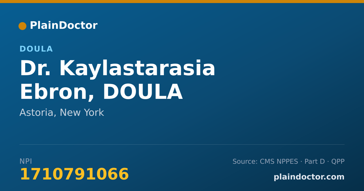Shareable card for Kaylastarasia Ebron, DOULA - Doula, Astoria, NY