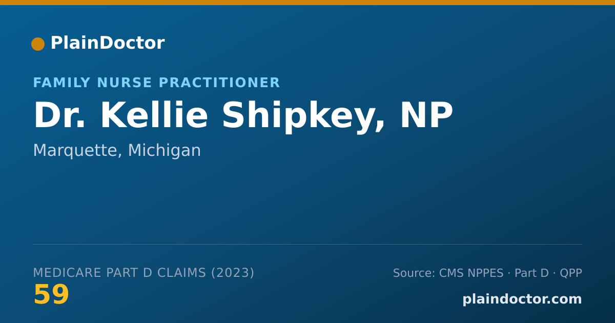 Shareable card for Kellie Shipkey, NP - Family Nurse Practitioner, Marquette, MI