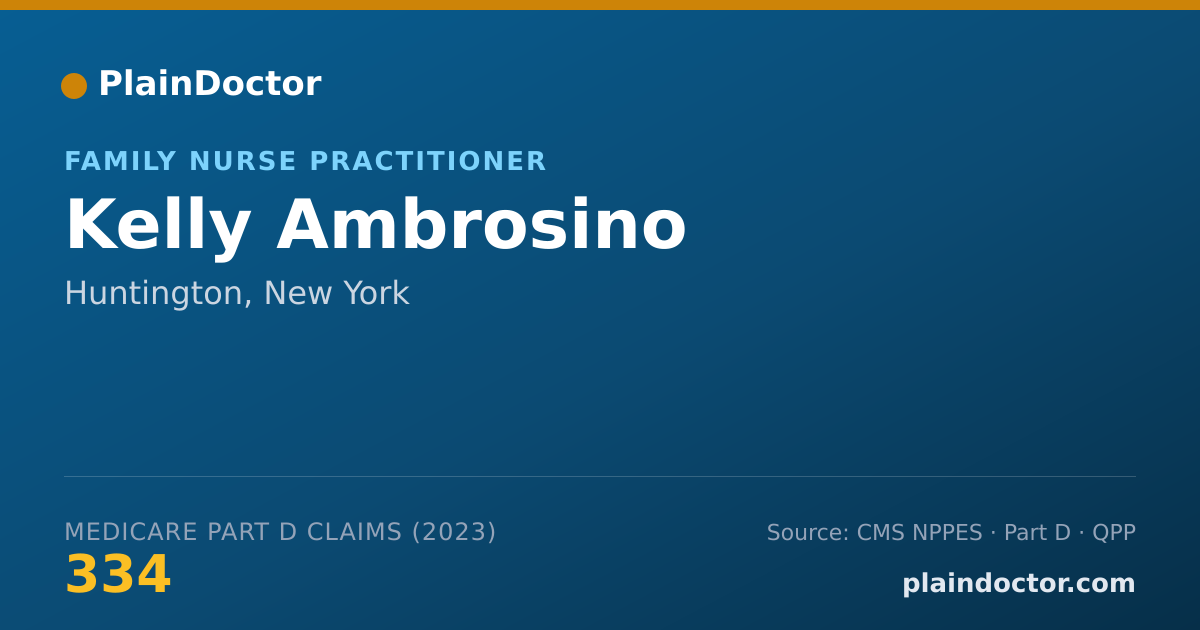 Shareable card for Kelly Ambrosino - Family Nurse Practitioner, Huntington, NY