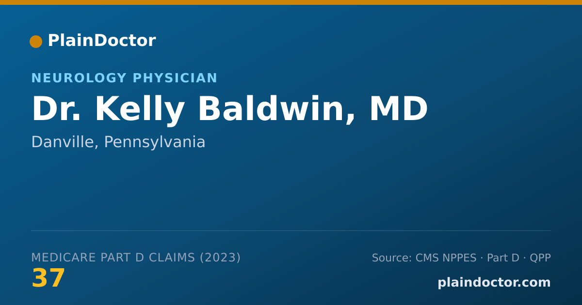 Shareable card for Kelly Baldwin, MD - Neurology Physician, Danville, PA