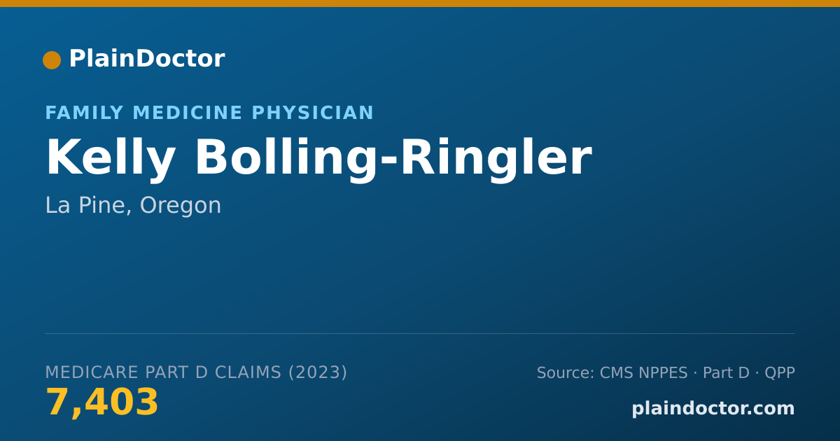 Shareable card for Kelly Bolling-Ringler - Family Medicine Physician, La Pine, OR