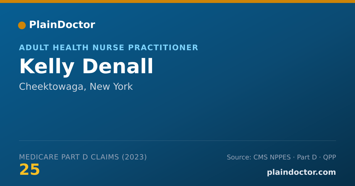 Shareable card for Kelly Denall - Adult Health Nurse Practitioner, Cheektowaga, NY