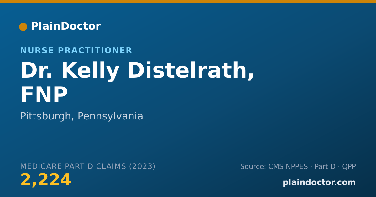 Shareable card for Kelly Distelrath, FNP - Nurse Practitioner, Pittsburgh, PA