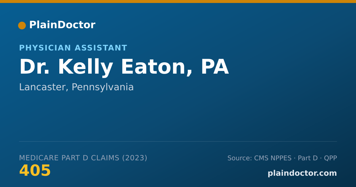 Shareable card for Kelly Eaton, PA - Physician Assistant, Lancaster, PA