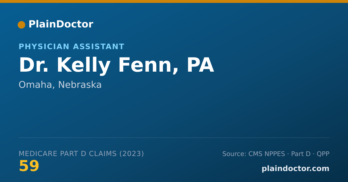 Shareable card for Kelly Fenn, PA - Physician Assistant, Omaha, NE
