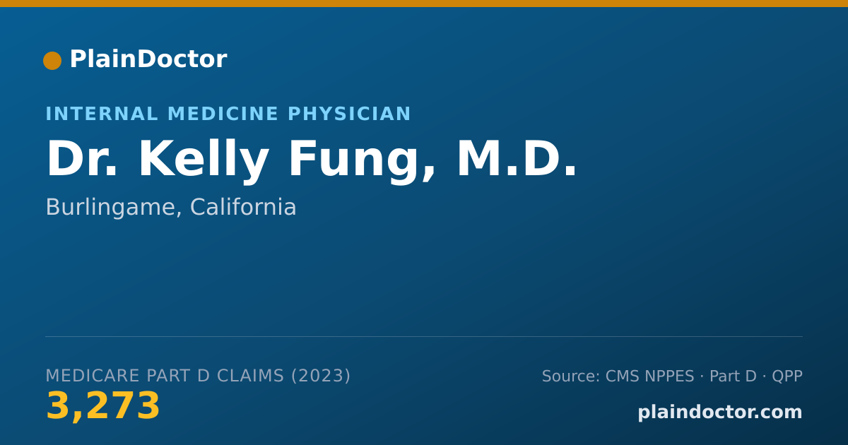 Shareable card for Kelly Fung, M.D. - Internal Medicine Physician, Burlingame, CA