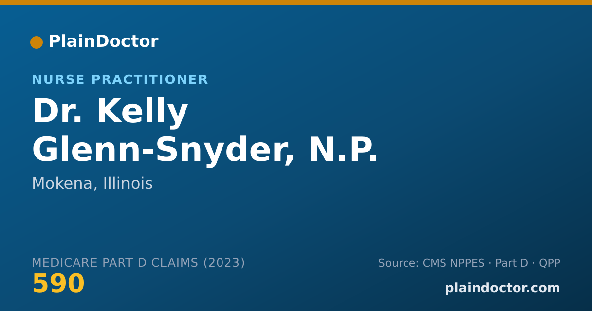 Shareable card for Kelly Glenn-Snyder, N.P. - Nurse Practitioner, Mokena, IL