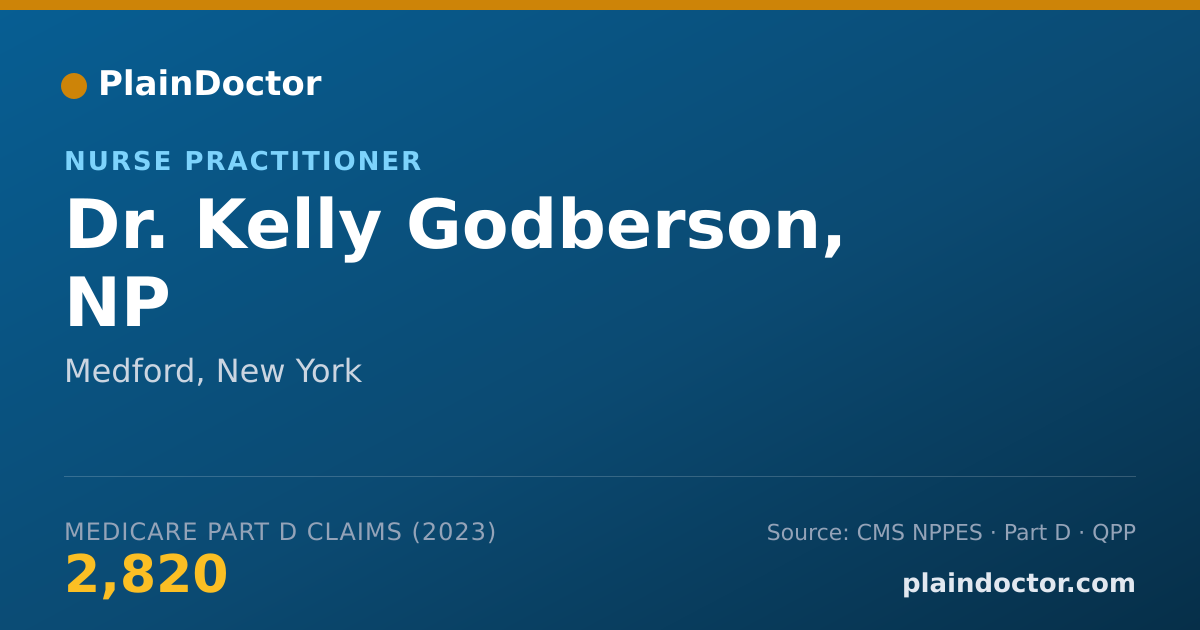 Shareable card for Kelly Godberson, NP - Nurse Practitioner, Medford, NY