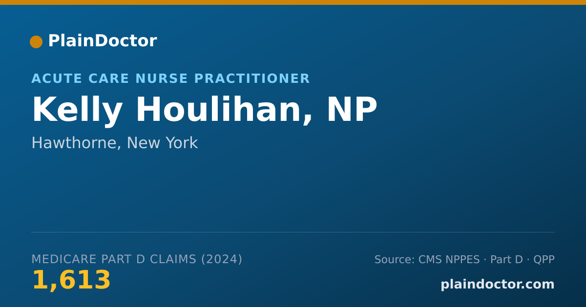 Shareable card for Kelly Houlihan, NP - Acute Care Nurse Practitioner, Hawthorne, NY