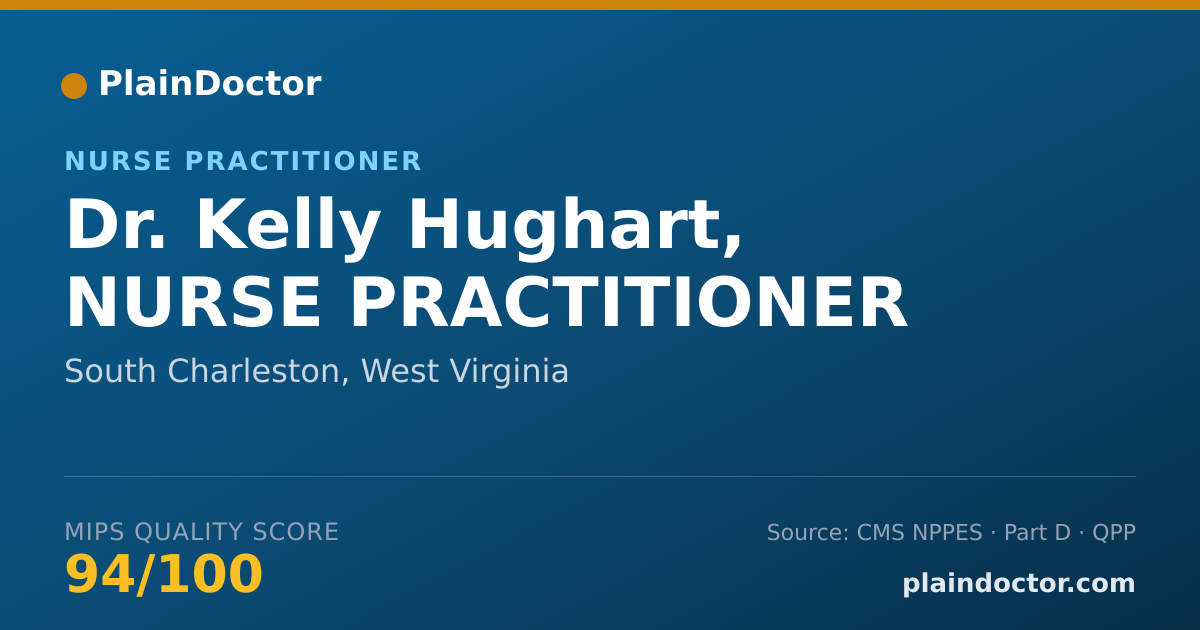 Shareable card for Kelly Hughart, NURSE PRACTITIONER - Nurse Practitioner, South Charleston, WV