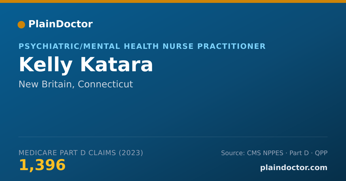 Shareable card for Kelly Katara - Psychiatric/Mental Health Nurse Practitioner, New Britain, CT