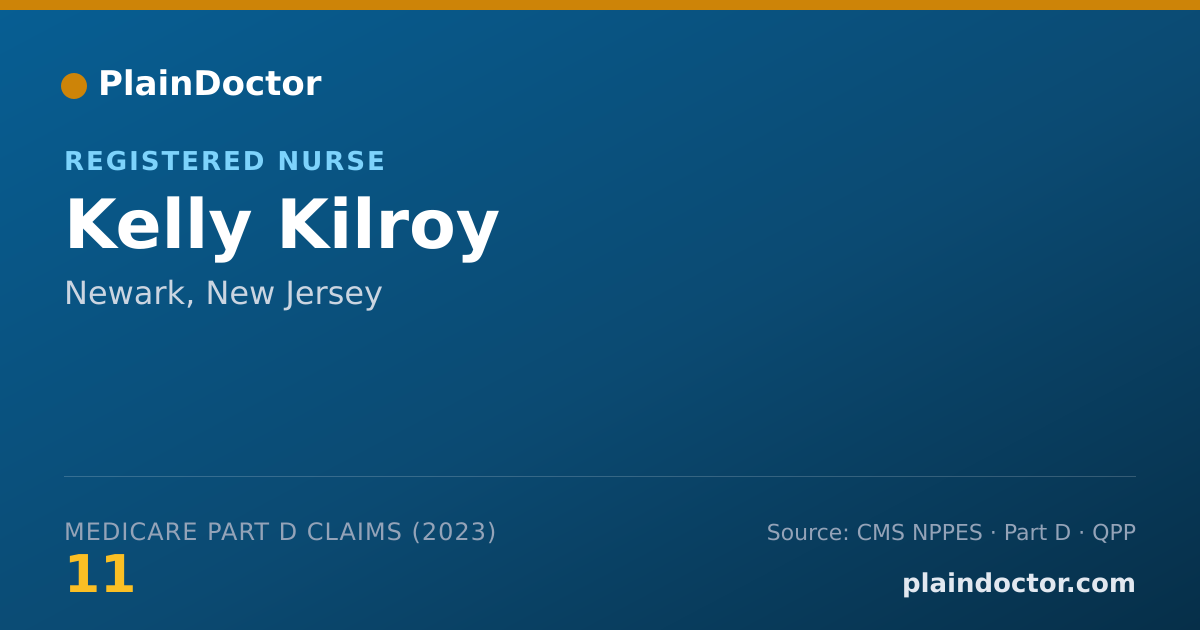 Shareable card for Kelly Kilroy - Registered Nurse, Newark, NJ