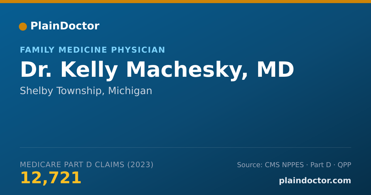 Shareable card for Kelly Machesky, MD - Family Medicine Physician, Shelby Township, MI