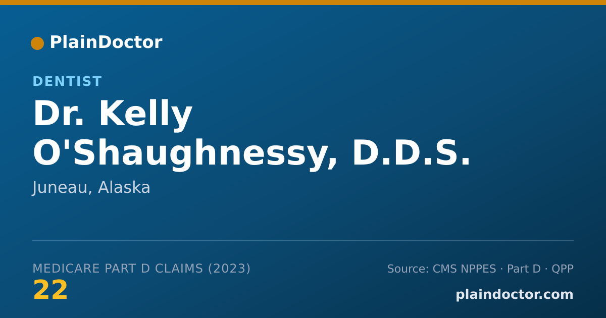 Shareable card for Kelly O'Shaughnessy, D.D.S. - Dentist, Juneau, AK