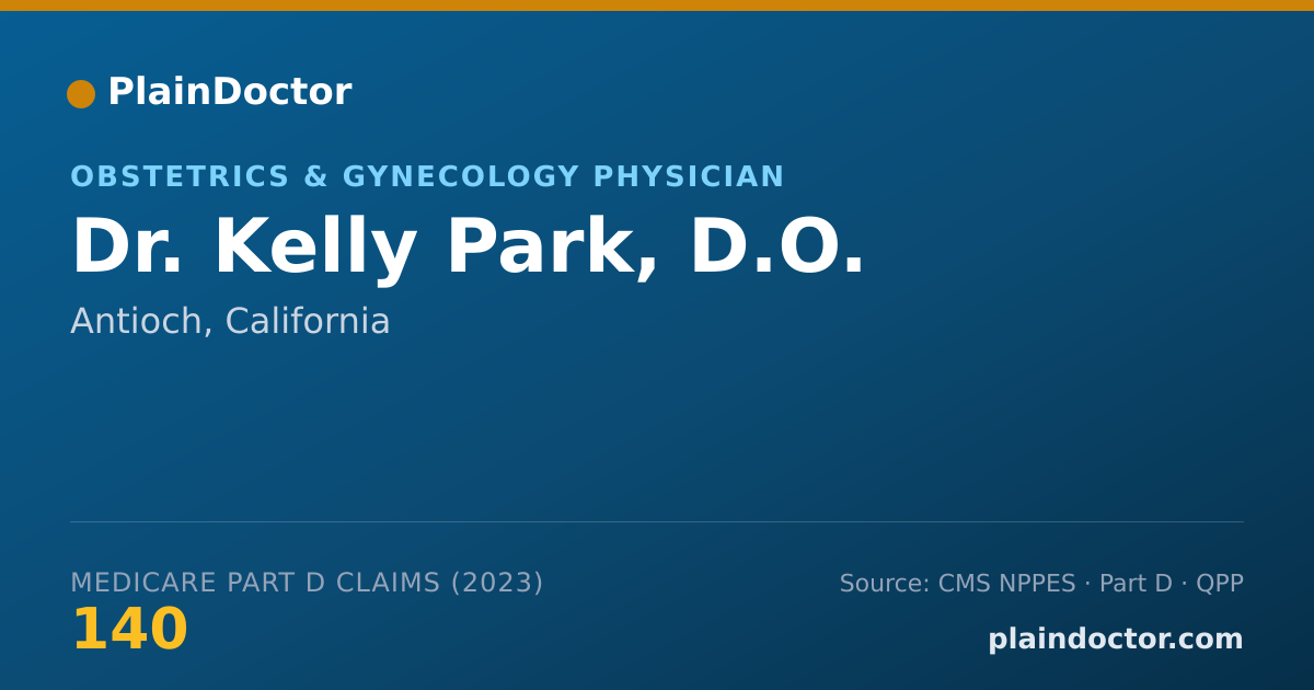 Shareable card for Kelly Park, D.O. - Obstetrics & Gynecology Physician, Antioch, CA