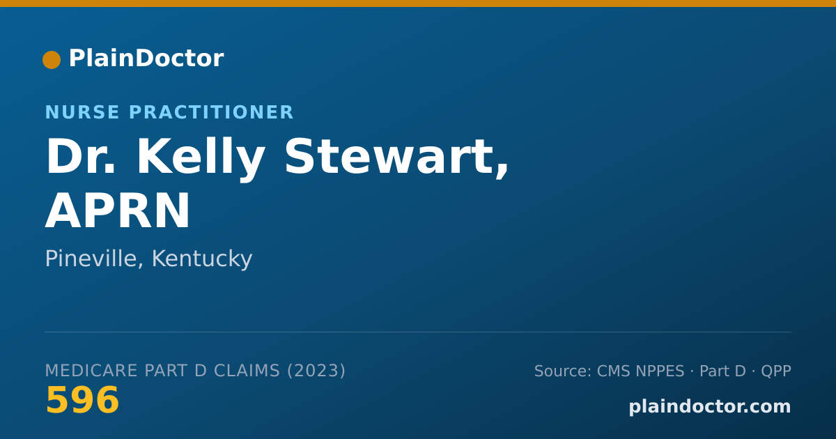 Shareable card for Kelly Stewart, APRN - Nurse Practitioner, Pineville, KY