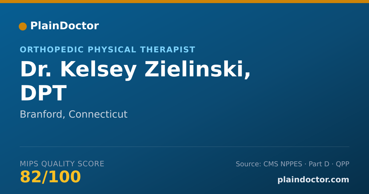 Shareable card for Kelsey Zielinski, DPT - Orthopedic Physical Therapist, Branford, CT