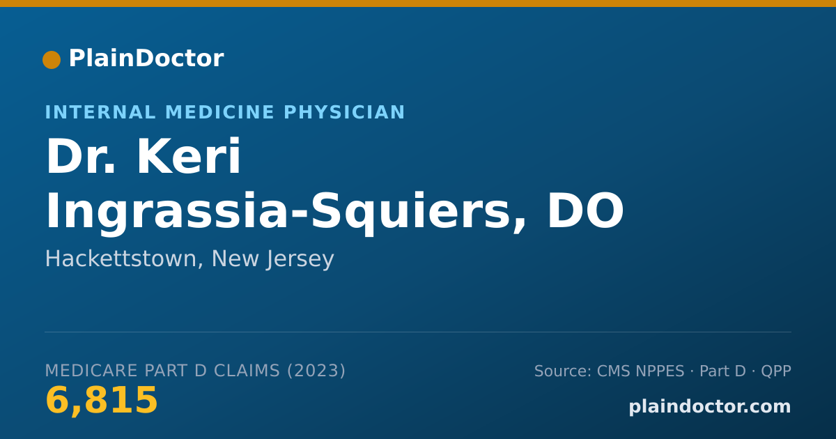 Shareable card for Keri Ingrassia-Squiers, DO - Internal Medicine Physician, Hackettstown, NJ